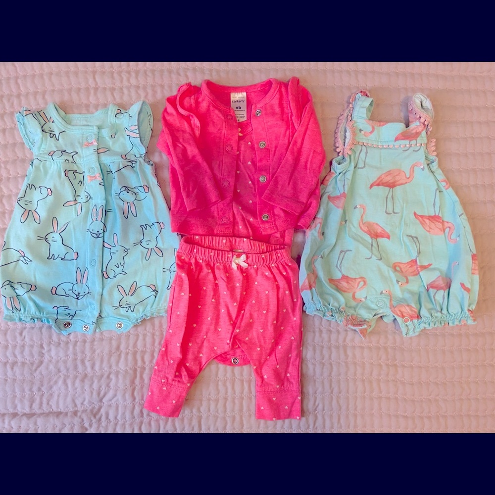 Summer NB baby girl outfits